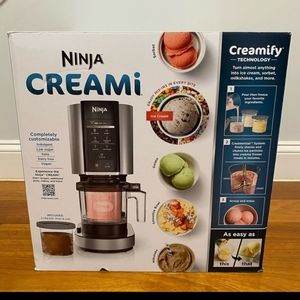 New Ninja Creami NC301 Ice Cream Maker, 7 One-Touch Programs- Blue